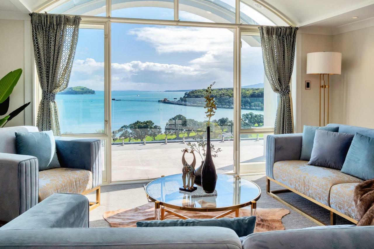 Вілла Orakei Grandeur Mansion With Sea Views & Pool Окленд Екстер'єр фото